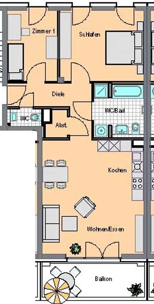 3 Zimmer Wohnung mit 86 m² in Frankfurt am Main – Bild 8
