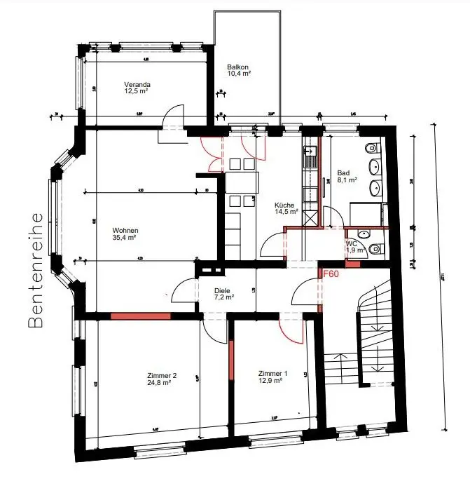 4 Zimmer Wohnung mit 120 m² in Greiz – Bild 10