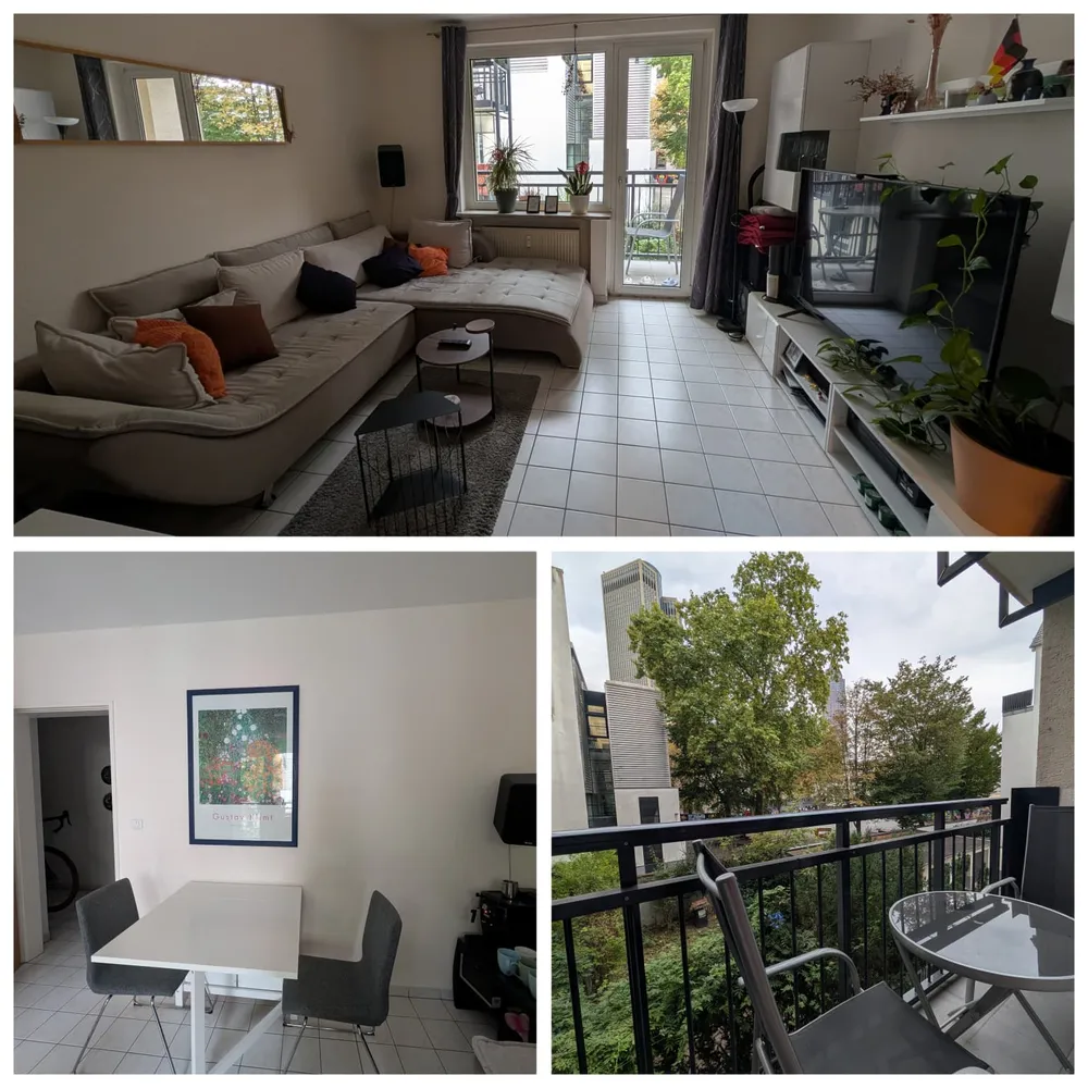 2 room apartment with 50 m² in Frankfurt am Main – Photo 1