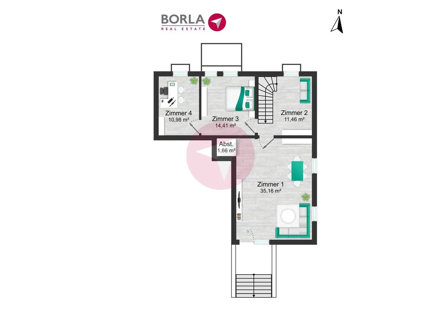 7 Zimmer Wohnung mit 193 m² in Hamburg – Bild 12