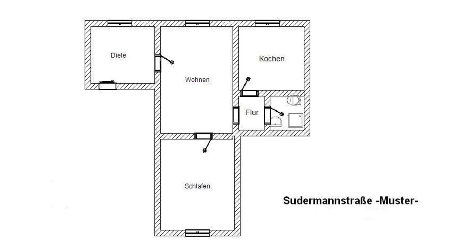 2 Zimmer Wohnung mit 52 m² in Dortmund – Bild 5