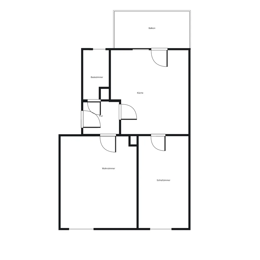 2 Zimmer Wohnung mit 45 m² in Hattingen – Bild 4