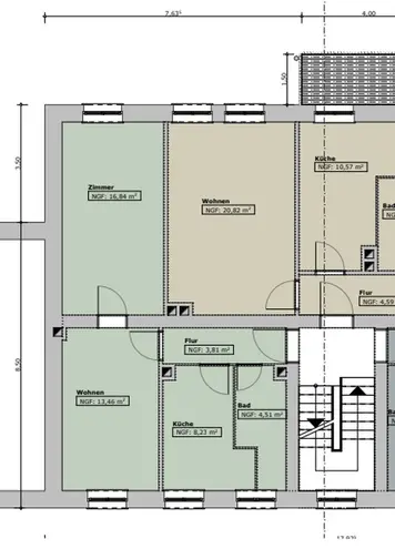 2 Zimmer Wohnung mit 51 m² in Nürnberg – Bild 5
