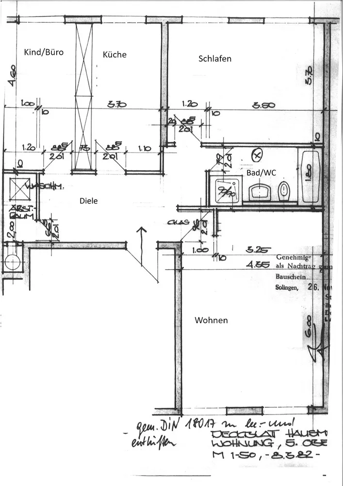 3 Zimmer Wohnung mit 85 m² in Solingen – Bild 1