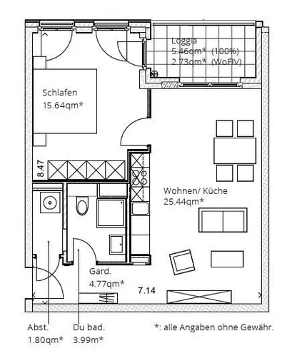 2 Zimmer Wohnung mit 58 m² in Dresden – Bild 7