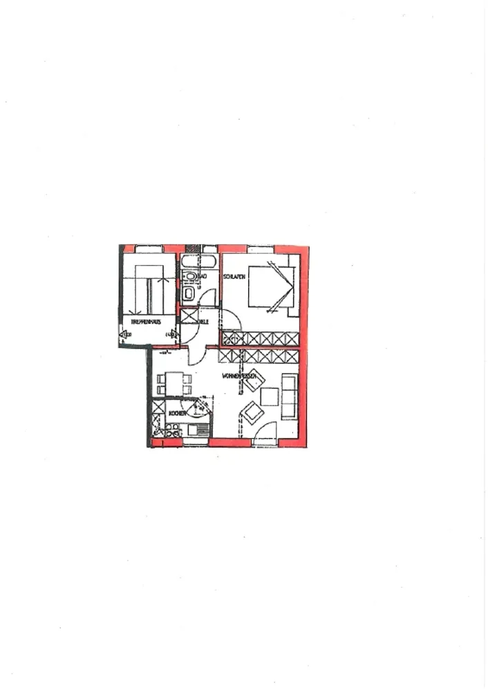 2 Zimmer Wohnung mit 42 m² in Zwickau – Bild 2