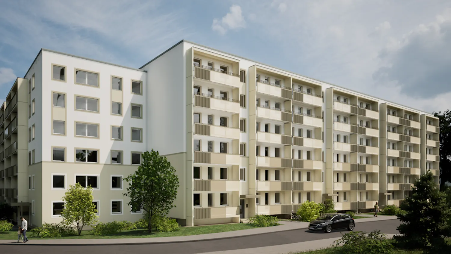 3 Zimmer Wohnung mit 62 m² in Dresden – Bild 1