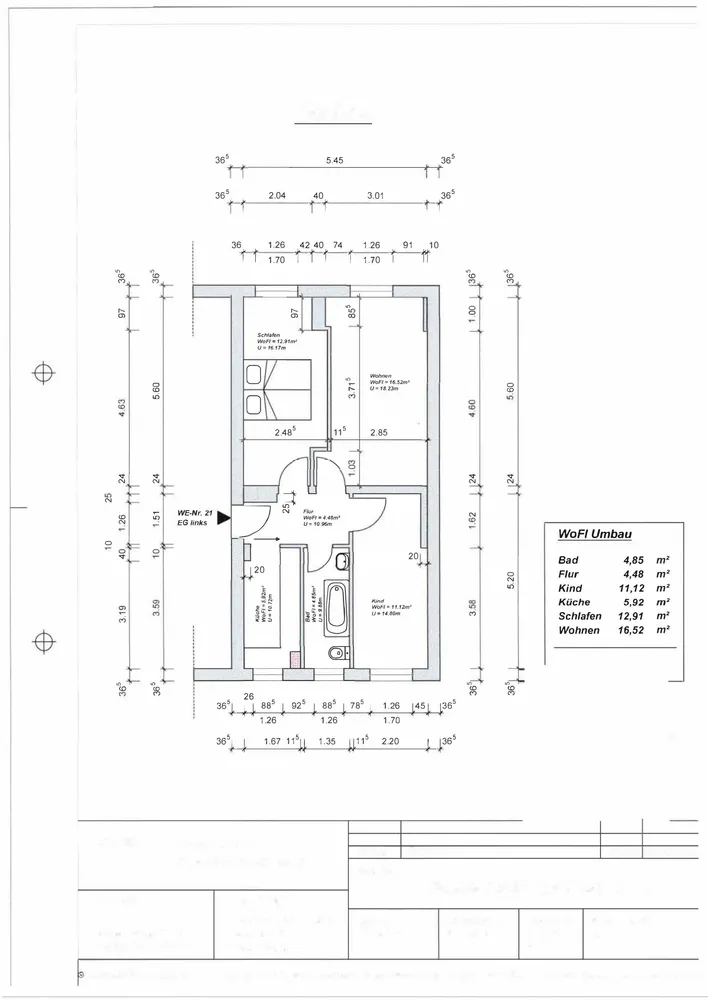 3 Zimmer Wohnung mit 56 m² in Berlin – Bild 1