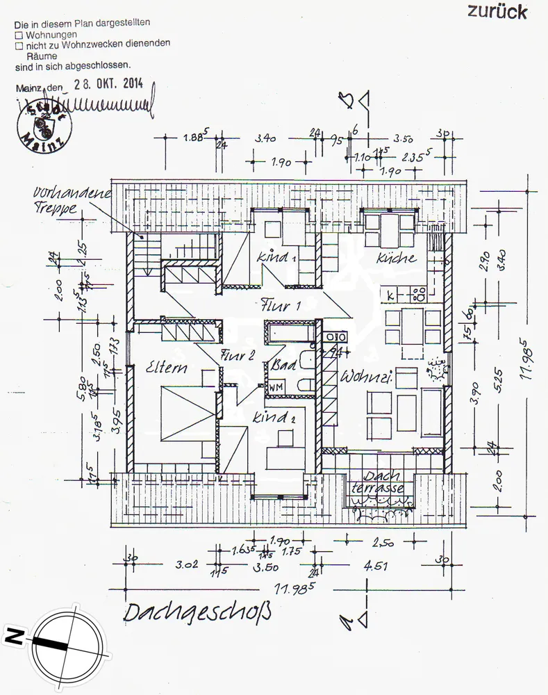 4 Zimmer Wohnung mit 83 m² in Mainz – Bild 4
