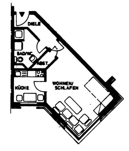1 Zimmer Wohnung mit 42 m² in Wuppertal – Bild 6