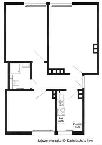 3 Zimmer Wohnung mit 60 m² in Hamburg – Bild 7