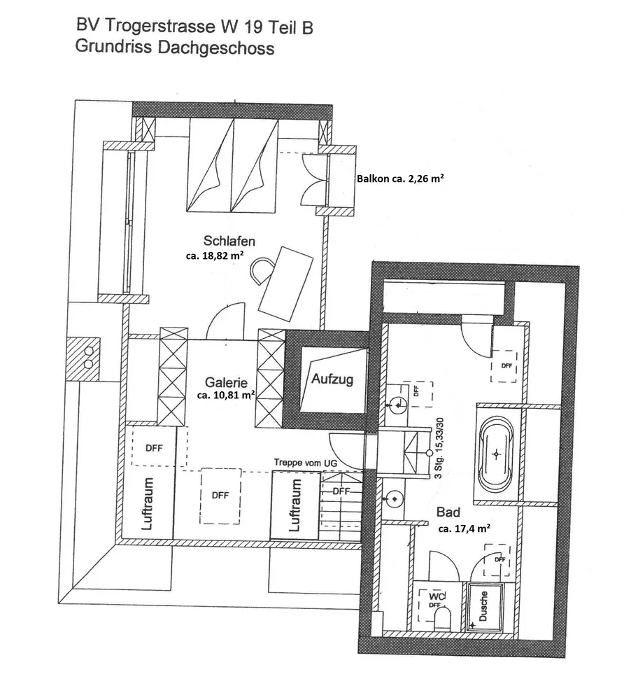 2 room apartment with 134 m² in Munich – Photo 7