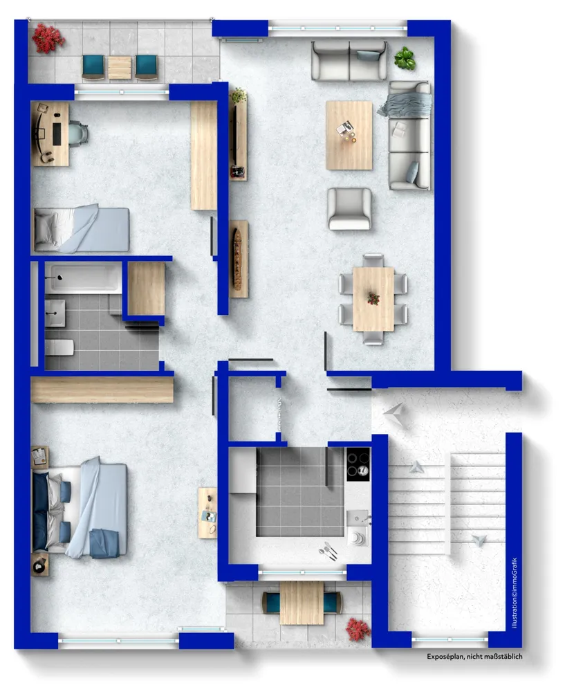 3 Zimmer Wohnung mit 88 m² in Frankfurt am Main – Bild 5