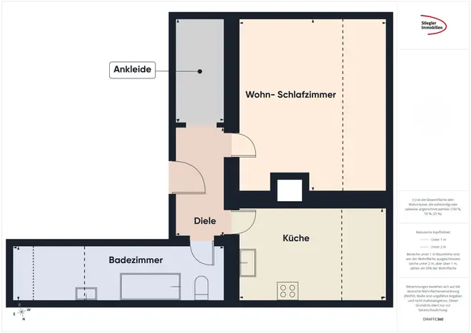 2 Zimmer Wohnung mit 48 m² in Mannheim – Bild 9