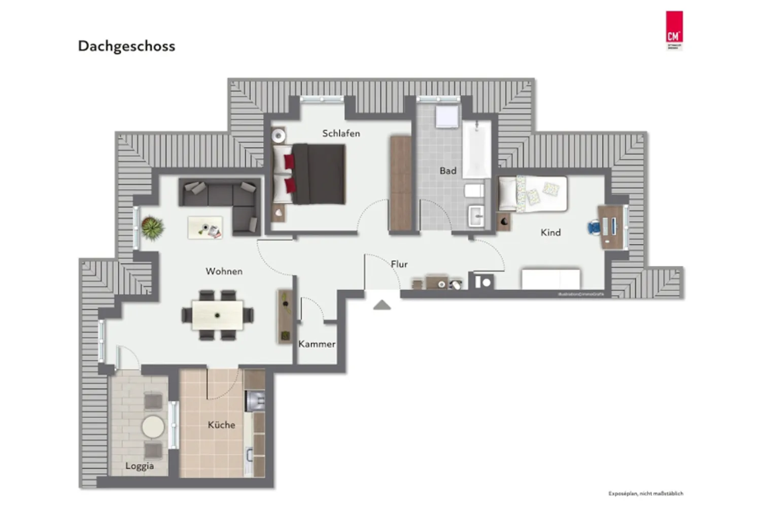 3 Zimmer Wohnung mit 67 m² in Dresden – Bild 3