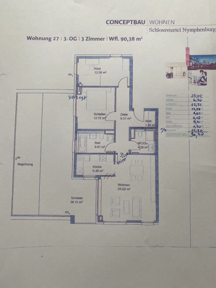 3 Zimmer Wohnung mit 90 m² in München – Bild 10
