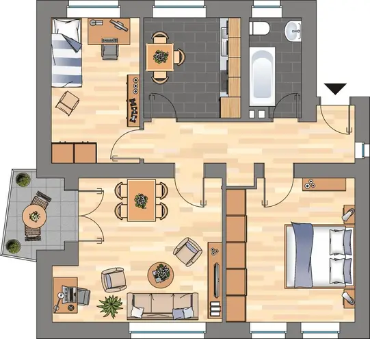 3 Zimmer Wohnung mit 72 m² in Herne – Bild 6