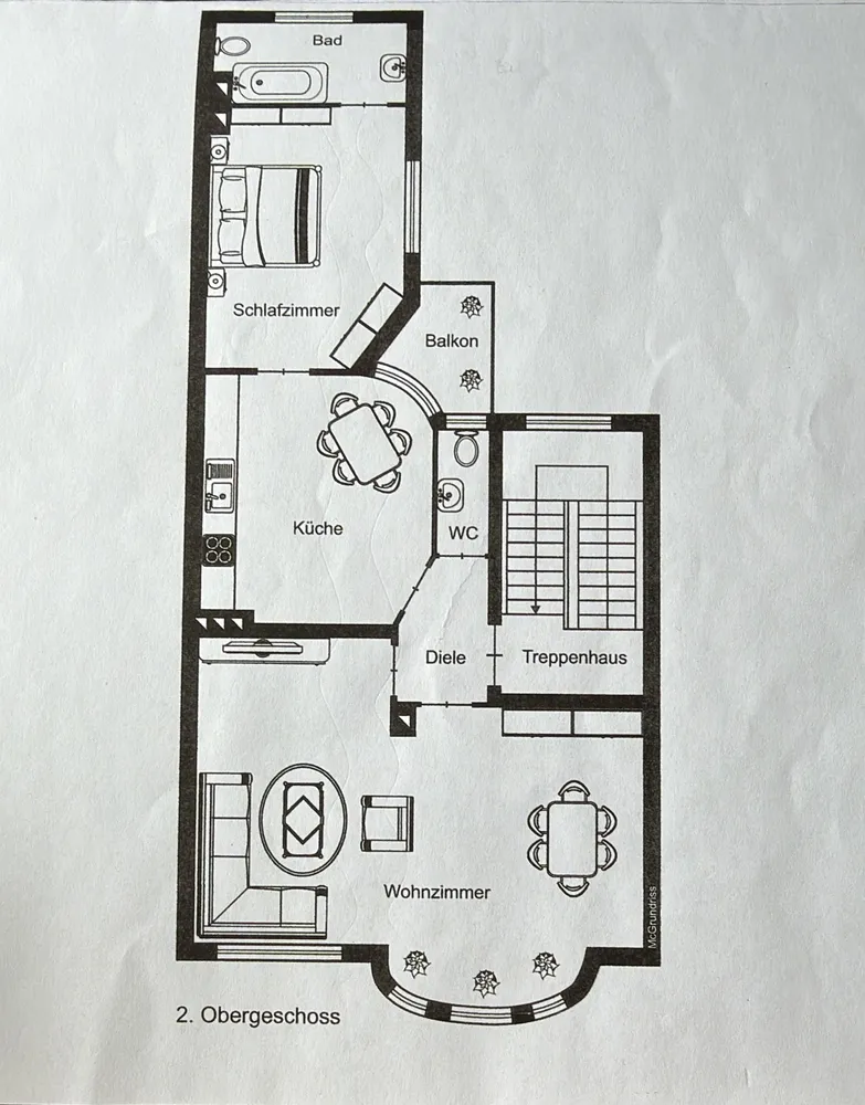 2 room apartment with 75 m² in Essen – Photo 4