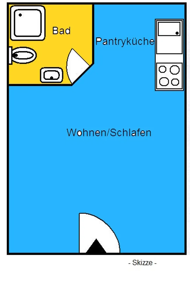 1 Zimmer Wohnung mit 25 m² in Halle (Saale) – Bild 10