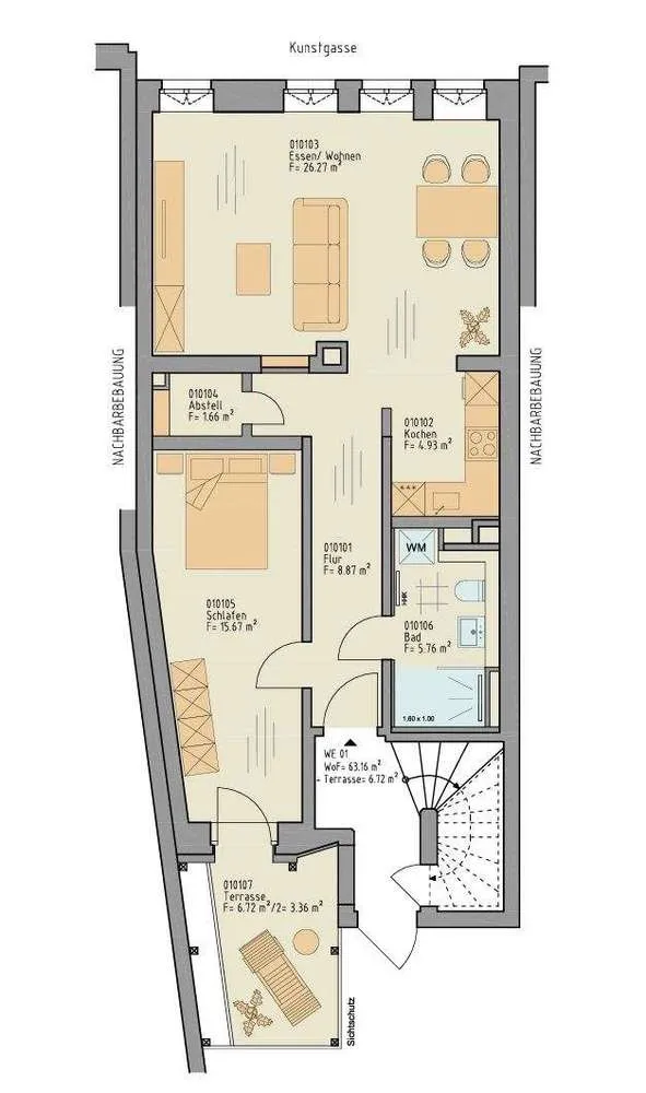 3 Zimmer Wohnung mit 69 m² in Altenburg – Bild 9