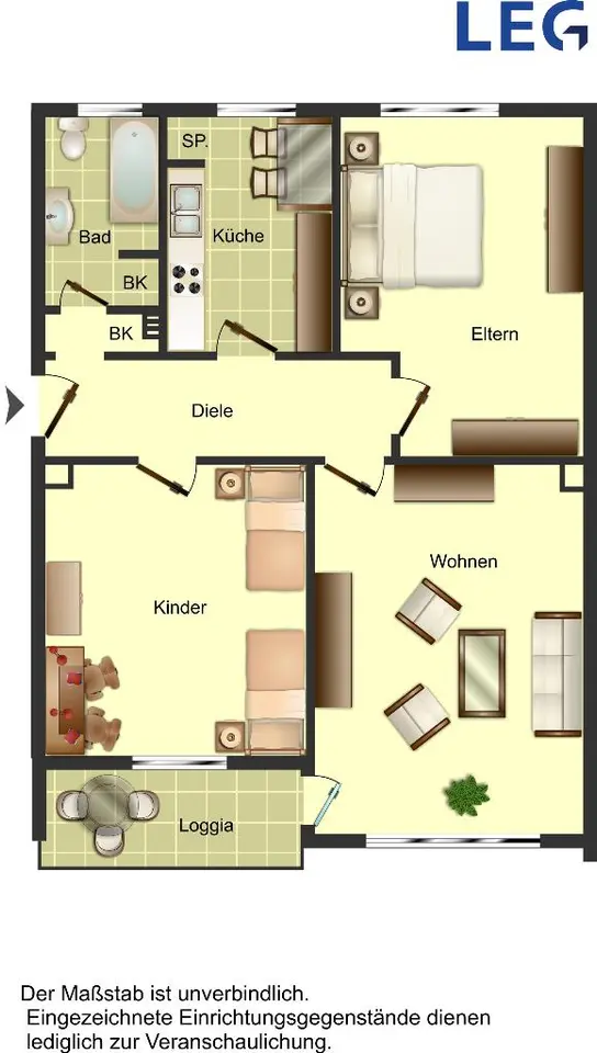 4 Zimmer Wohnung mit 72 m² in Solingen – Bild 4