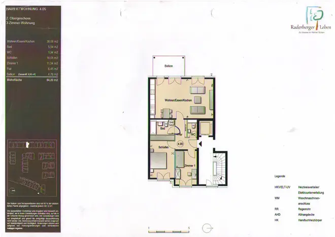 3 Zimmer Wohnung mit 84 m² in Köln – Bild 12