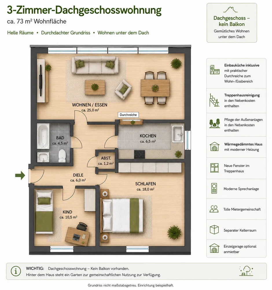 4 Zimmer Wohnung mit 74 m² in Solingen – Bild 5