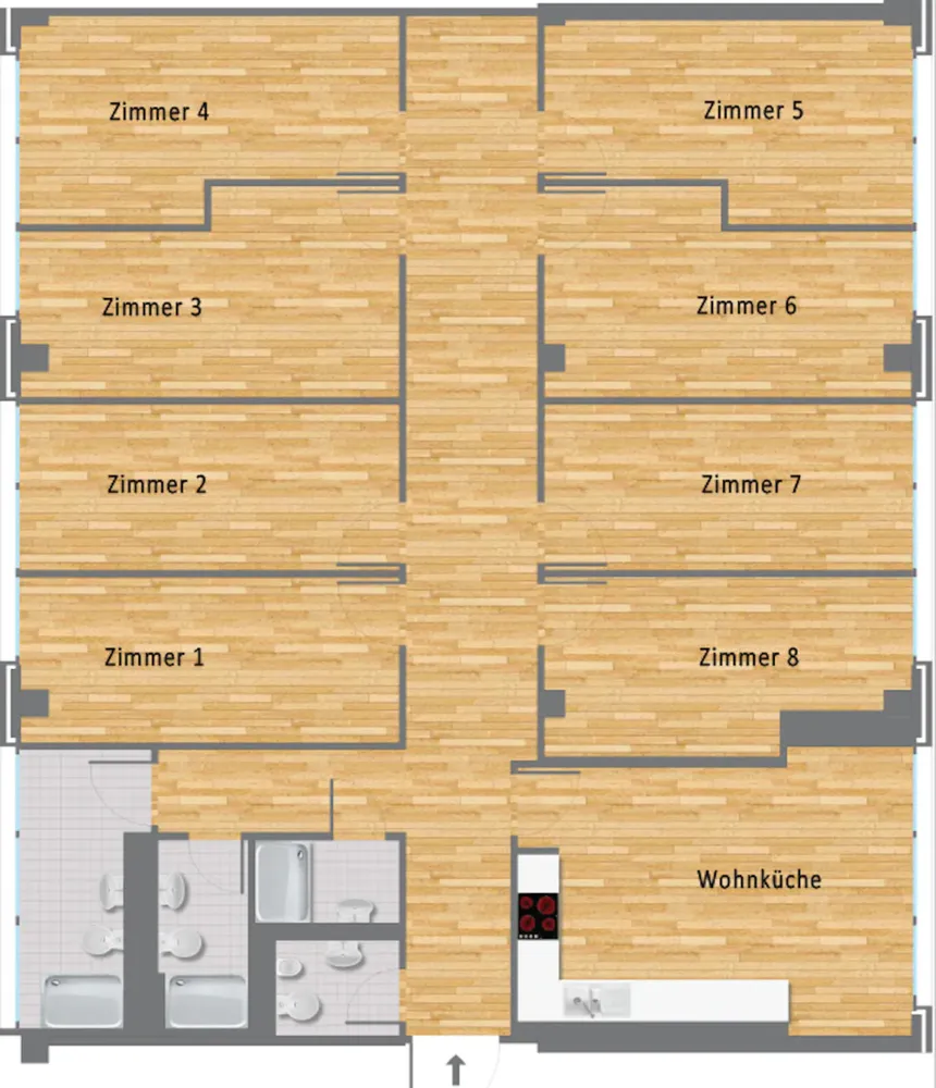 Shared room with 12 m² in Munich – Photo 1