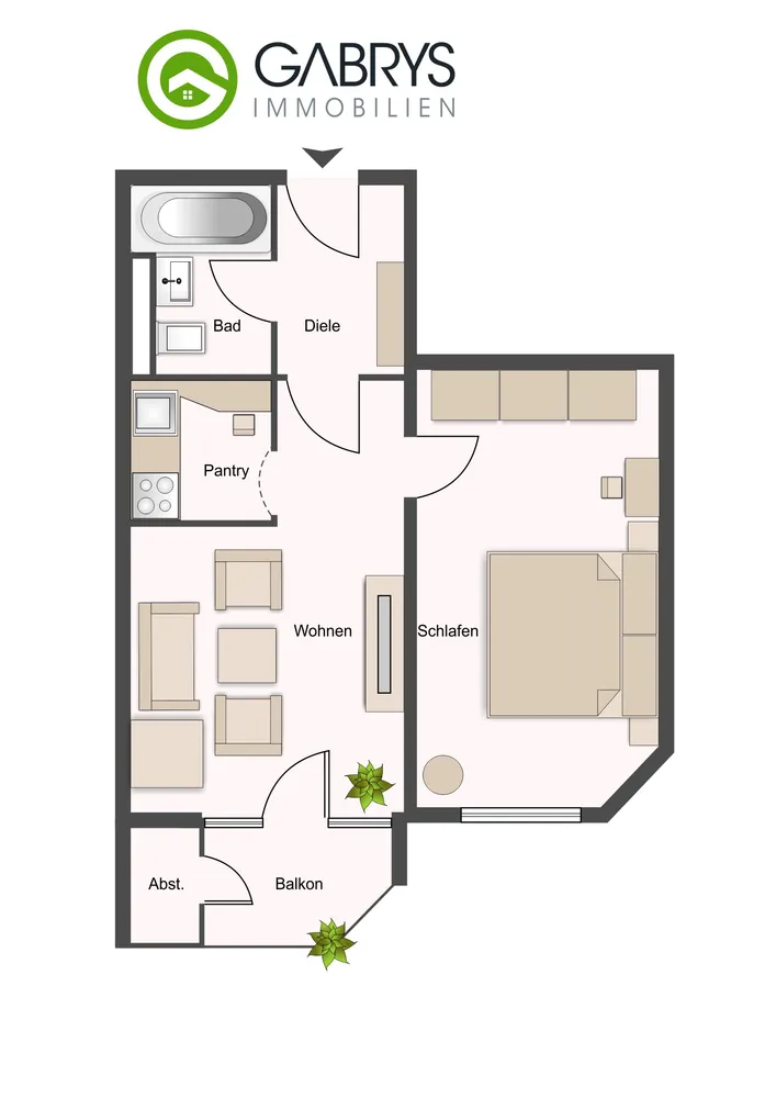 2 Zimmer Wohnung mit 39 m² in Köln – Bild 5
