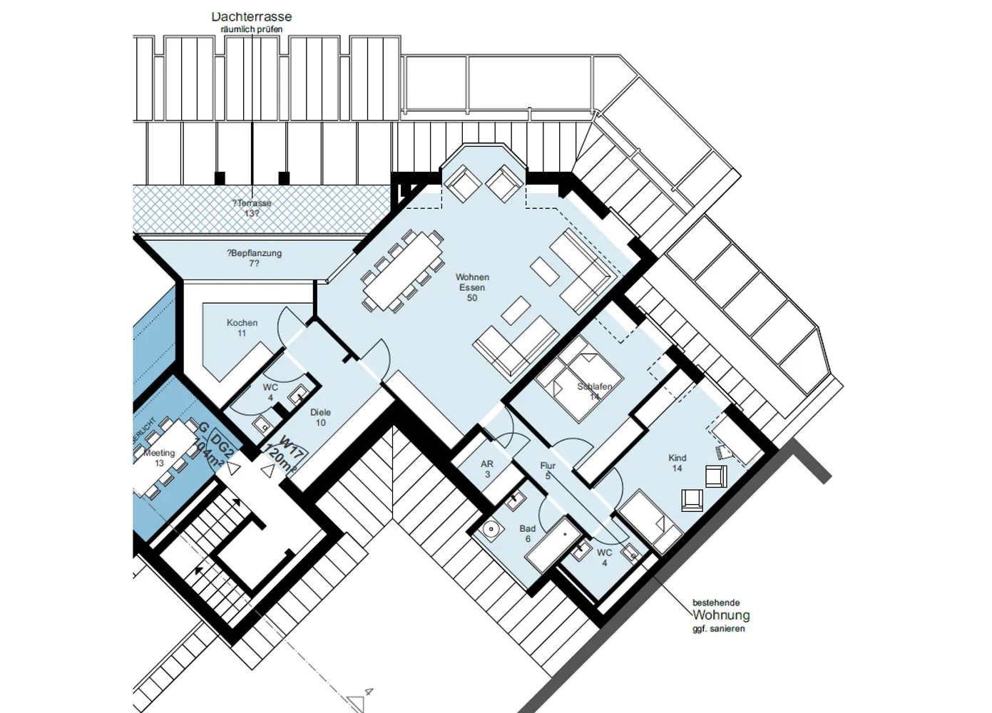 3 Zimmer Wohnung mit 120 m² in Nürnberg – Bild 5
