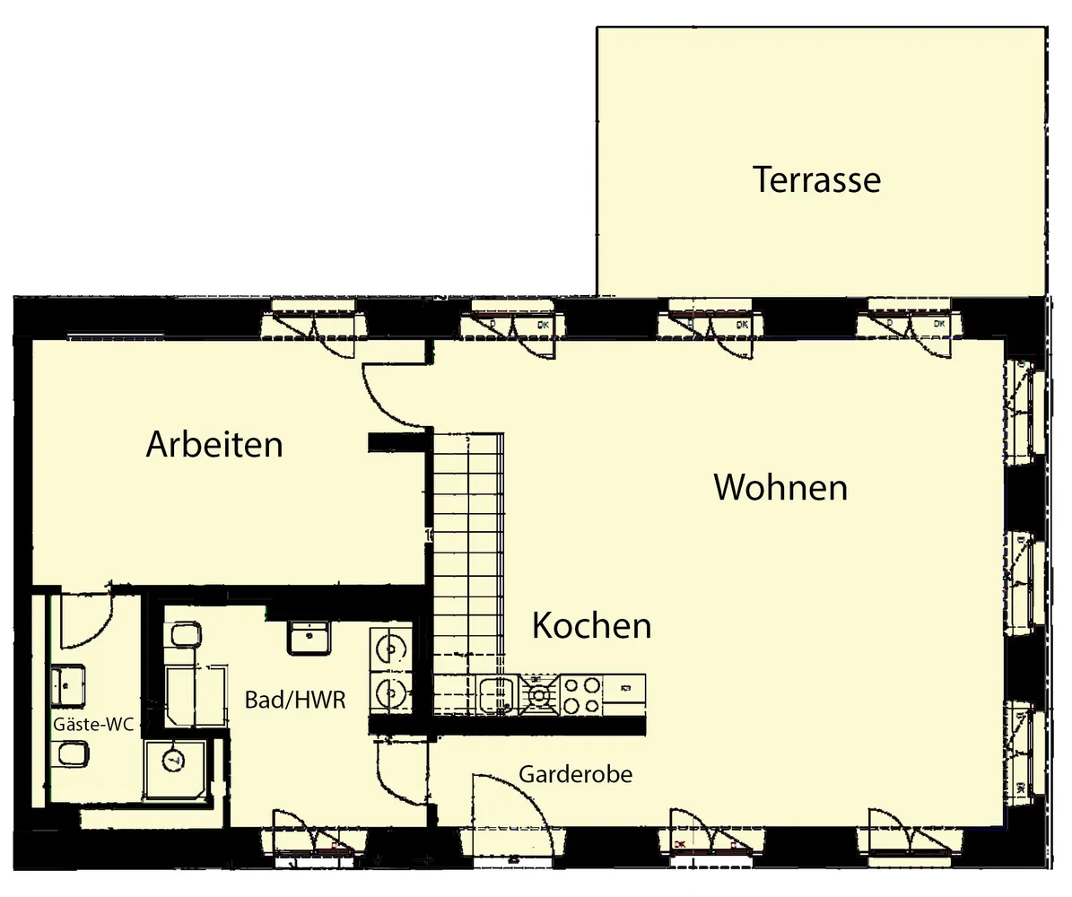 3 room apartment with 142 m² in Dresden – Photo 7