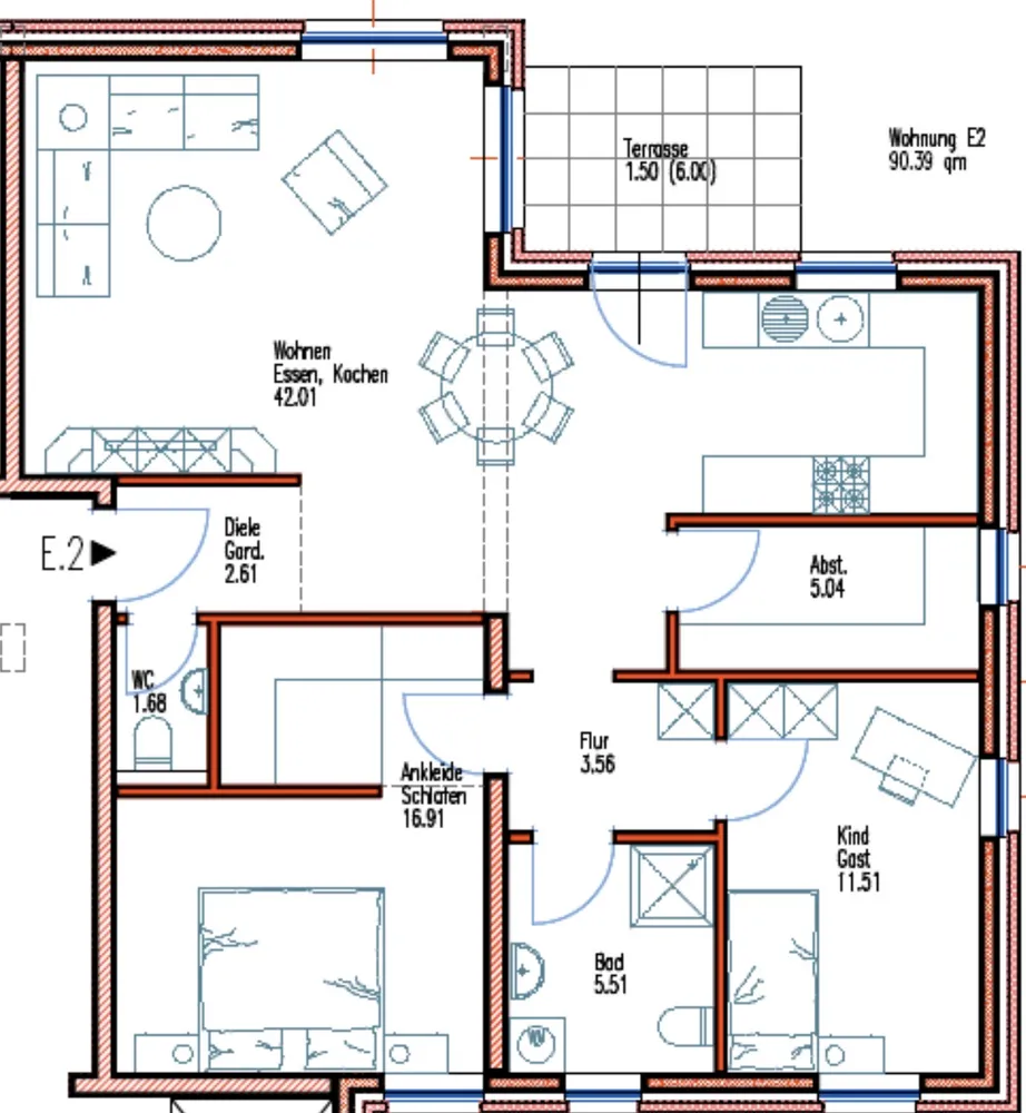 3 Zimmer Wohnung mit 90 m² in Oldenburg – Bild 4
