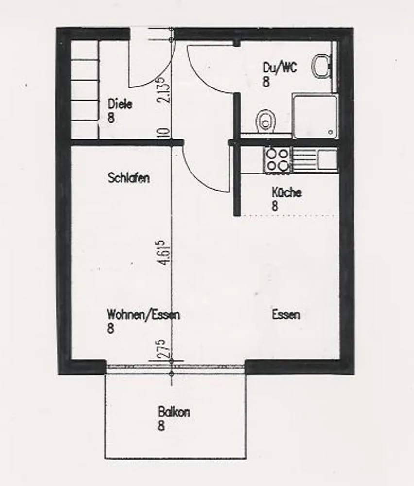 1 room apartment with 40 m² in Bonn – Photo 10