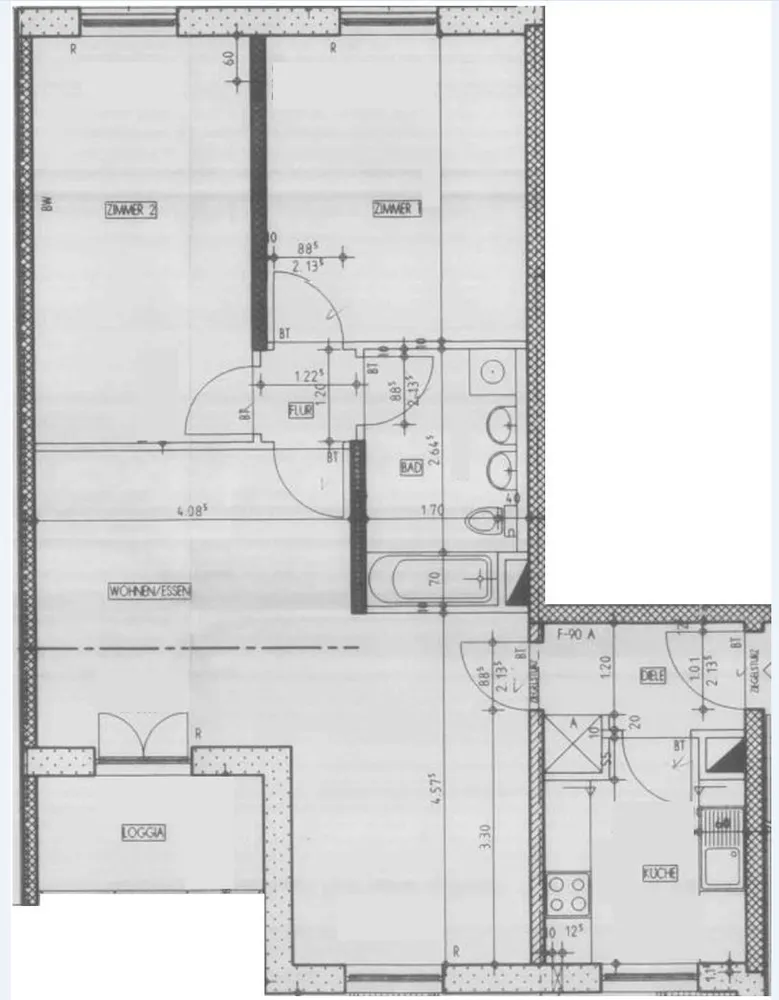 3 Zimmer Wohnung mit 76 m² in Düsseldorf – Bild 3