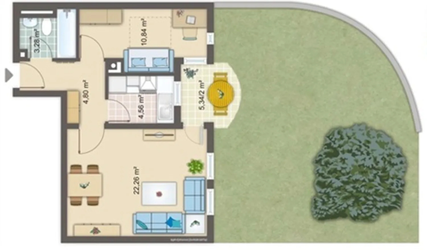 2 Zimmer Wohnung mit 50 m² in München – Bild 8