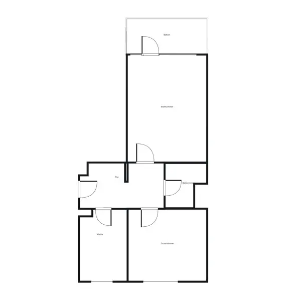 2 Zimmer Wohnung mit 57 m² in Hannover – Bild 2