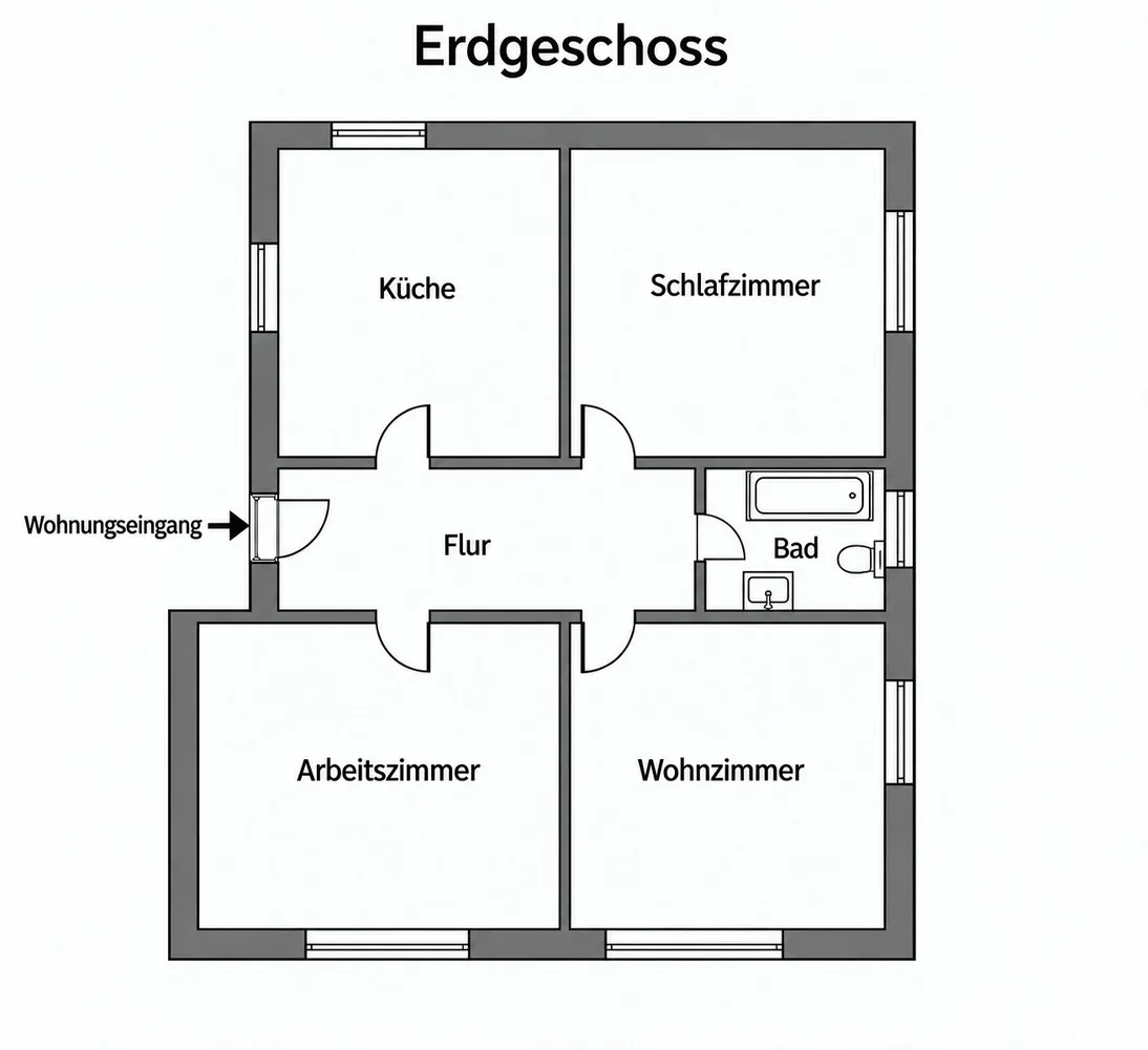 3 room apartment with 62 m² in Bielefeld – Photo 7