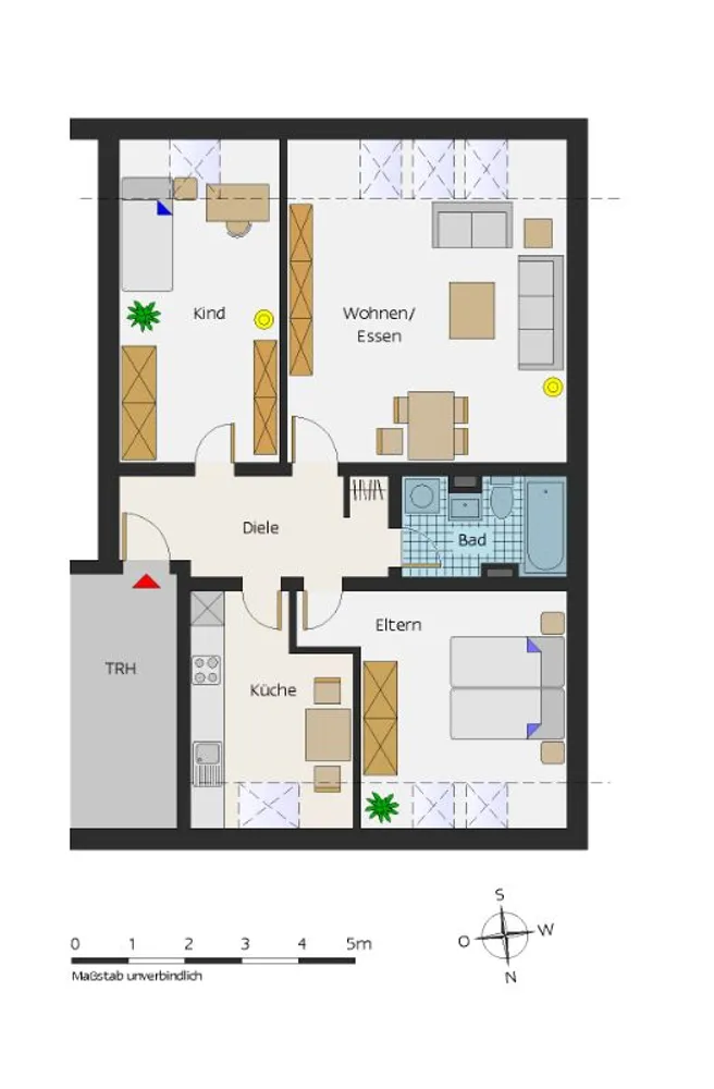 3 Zimmer Wohnung mit 66 m² in Essen – Bild 3