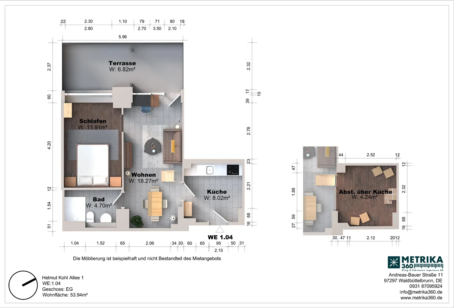 2 room apartment with 54 m² in Bernau bei Berlin – Photo 8
