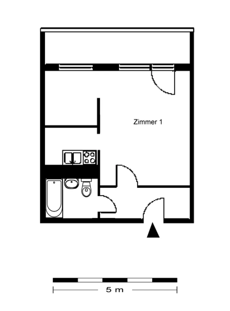 1 Zimmer Wohnung mit 36 m² in Berlin – Bild 2