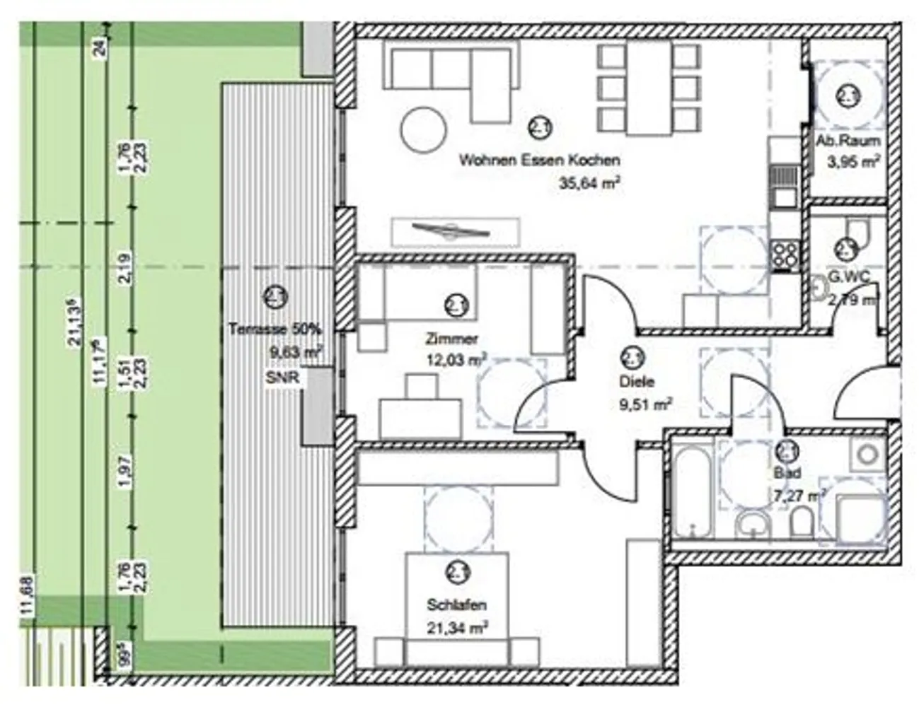 4 Zimmer Wohnung mit 102 m² in Kelheim – Bild 4