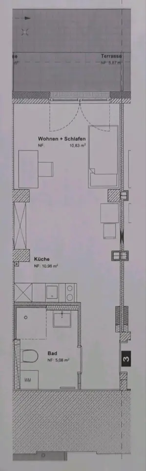 WG-Zimmer mit 31 m² in Emsdetten – Bild 9