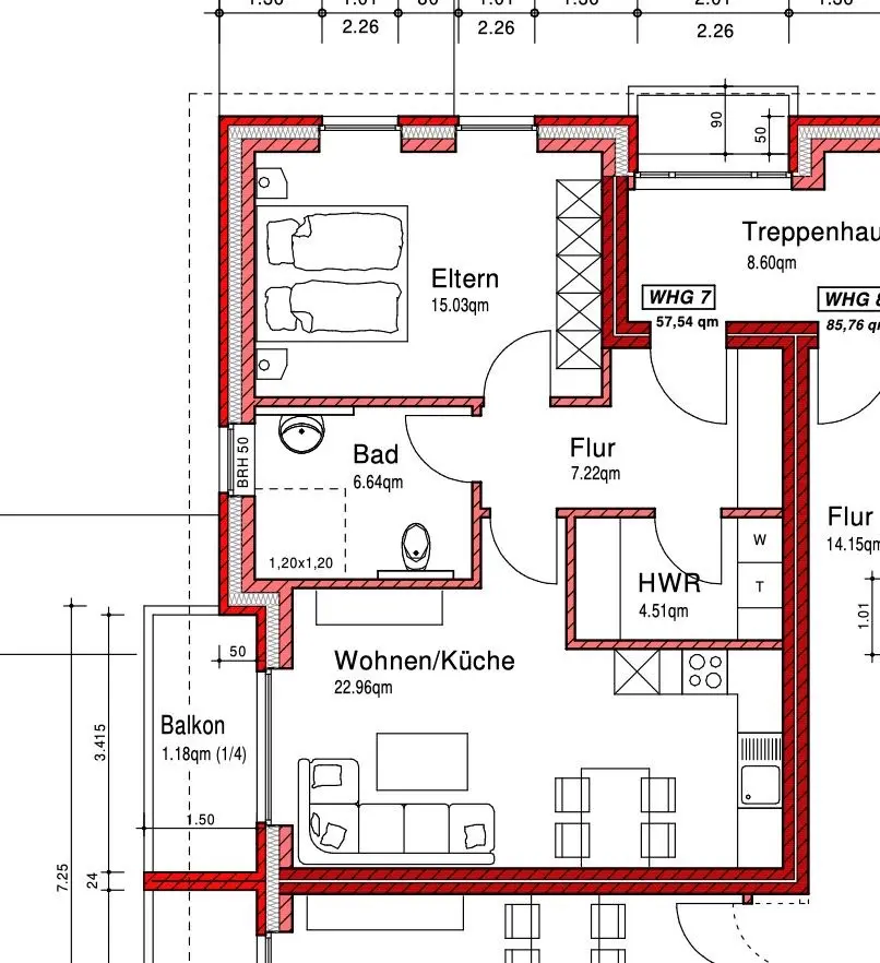 2 Zimmer Wohnung mit 58 m² in Cloppenburg – Bild 5