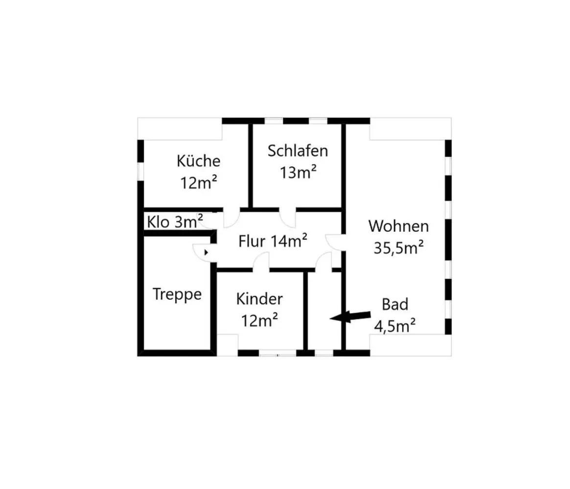 3 Zimmer Wohnung mit 90 m² in Gera – Bild 3