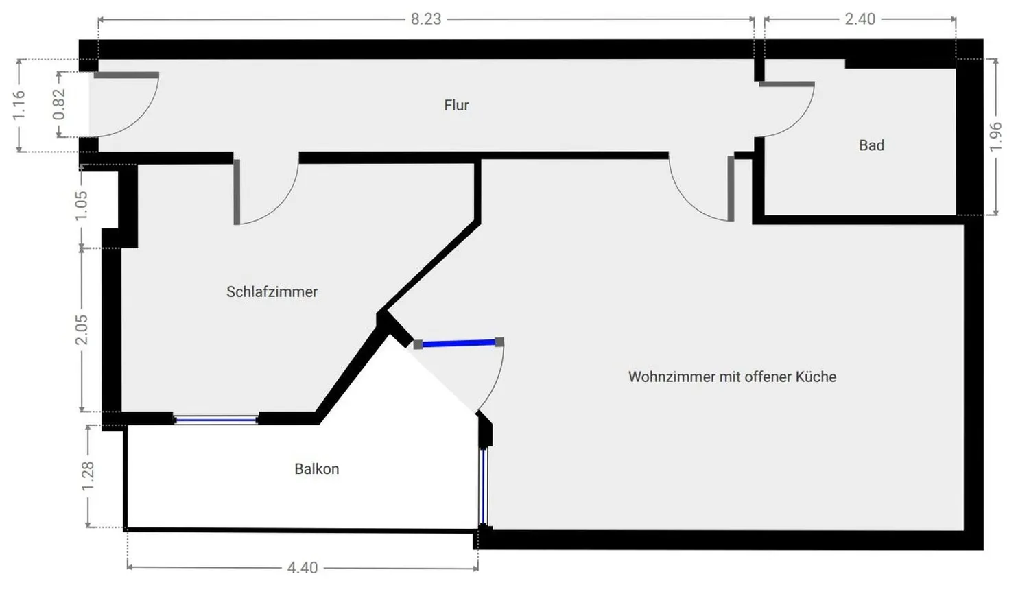 2 room apartment with 55 m² in Magdeburg – Photo 7
