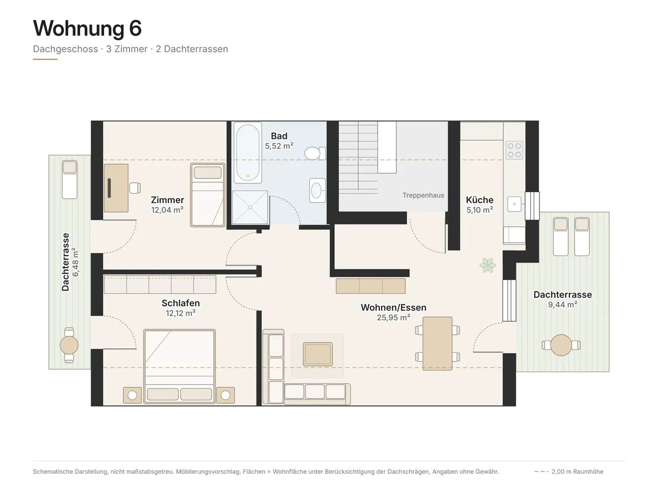 3 Zimmer Wohnung mit 75 m² in Nürnberg – Bild 1