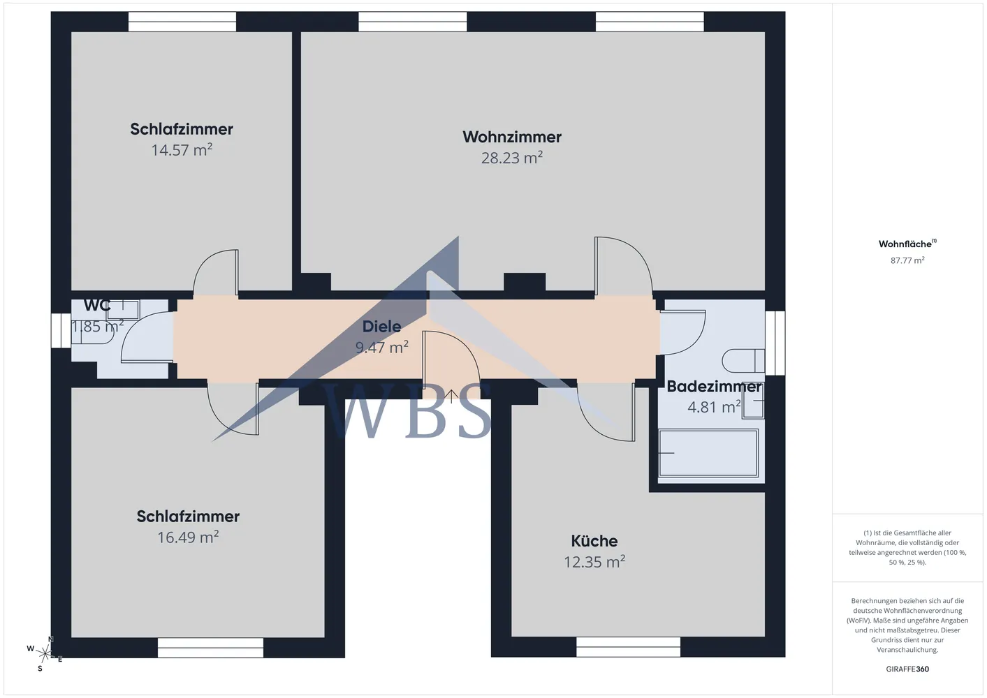3 Zimmer Wohnung mit 87 m² in Bochum – Bild 10