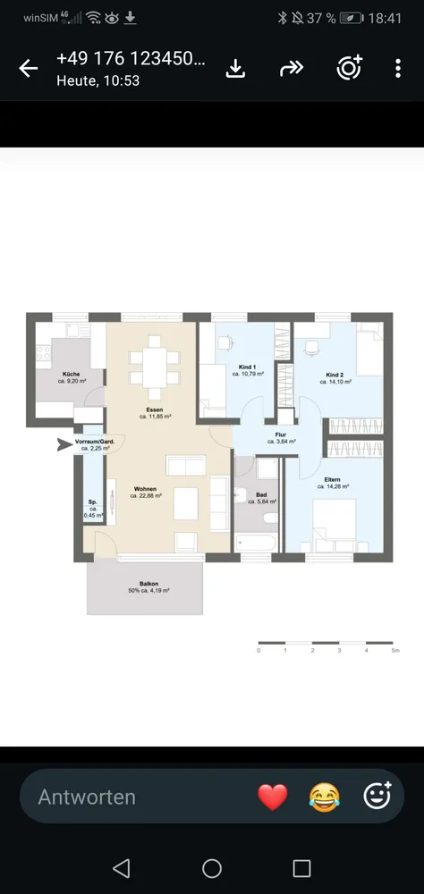 4 Zimmer Wohnung mit 99 m² in Augsburg – Bild 11