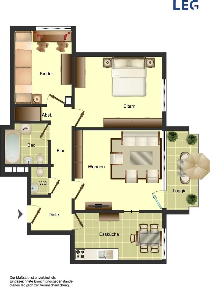 3 Zimmer Wohnung mit 77 m² in Ibbenbüren – Bild 5