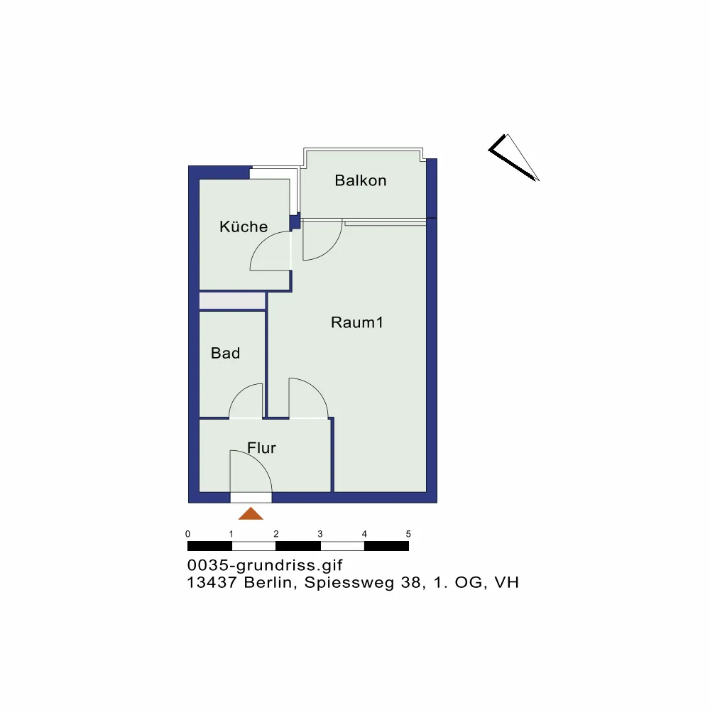 1 Zimmer Wohnung mit 35 m² in Berlin – Bild 7